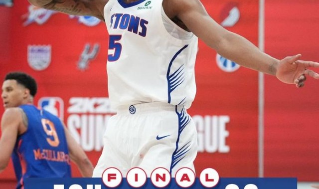 霍兰德夏联露死亡之瞳！隔扣两人杜伦上前撞胸 轰28+11投射进步明显